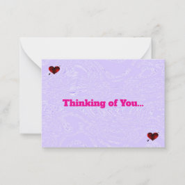 Violet Iceおよびハートノートカード ノートカード