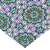 Violet Jewel Tile Pattern ミディアムテーブルランナー (コーナー)