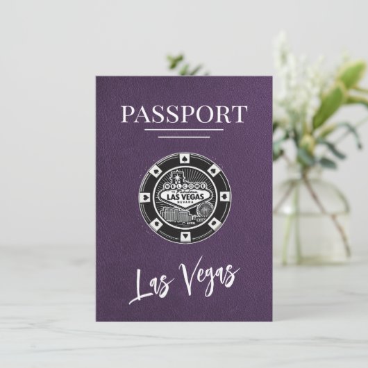 Violet Las Vegas Passport日付の保存 セーブザデート (スタンド正面)