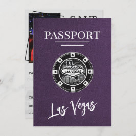 Violet Las Vegas Passport日付の保存 セーブザデート