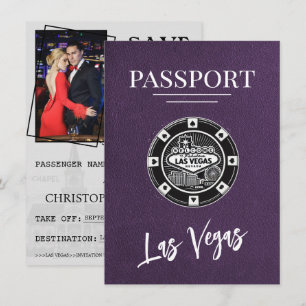 Violet Las Vegas Passport日付の保存 セーブザデート