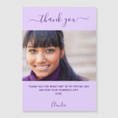 Violet lavender photo script 感謝してい you magnet (正面)