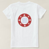 Violet LeeMariieの創造的なデザイン Tシャツ (デザイン裏面)