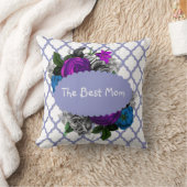 Violet Mothers Day Pillow クッション (ブランケット)