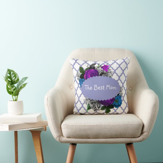 Violet Mothers Day Pillow クッション (椅子)