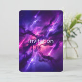 Violet Neon Cosmic Void 招待状 (スタンド正面)