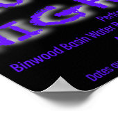 Violet Nights Band Poster ポスター (角)