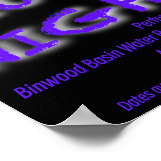 Violet Nights Band Poster ポスター (角)