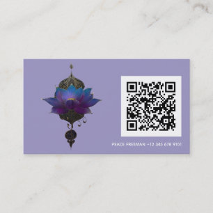 VIOLET ORACLE   ミステカルな蓮の紋章 名刺