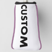 VIOLET Piping Custom Golf Putter Headcover Blank ゴルフヘッドカバー (回転90)