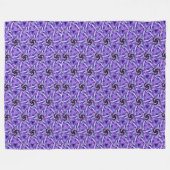 Violet Pulse フリースブランケット (正面(横))