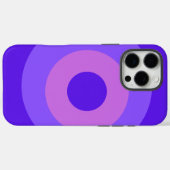 Violet Round Apple iPhone 16 Pro Maxケース Case-Mate iPhoneケース (裏面 (横))