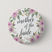 Violet & Sage Mother of the Bride 缶バッジ (正面)