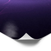 Violet Swirl modernart ポスター (コーナー)