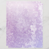 Violet watercolor gradient grunge soft pastel  (正面/裏面)
