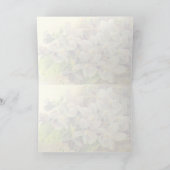 Violet Wishes最高ののヴィンテージフローラ カード (内部)