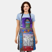 Violetas Cafe エプロン (着用した状態)