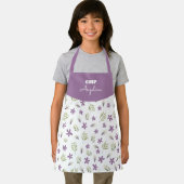 Violetas y flores silvestres エプロン (インサイチュ)