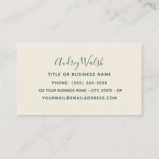 VioleTear Hummingbird名刺 名刺 (裏面)