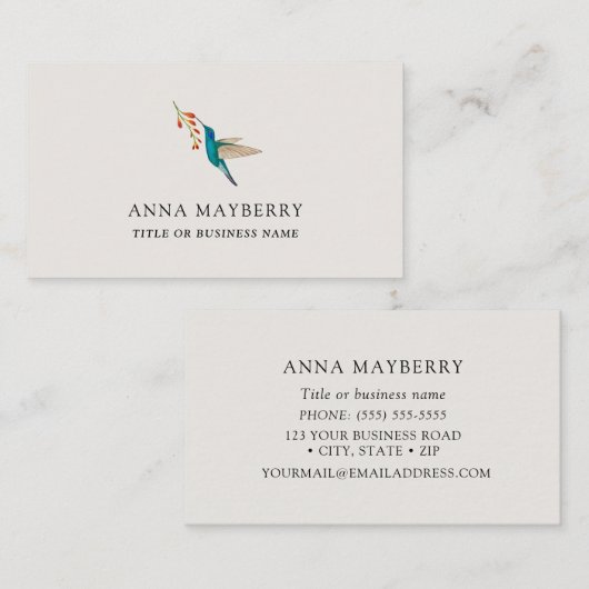 VioleTear Hummingbird名刺 名刺 (正面/裏面)