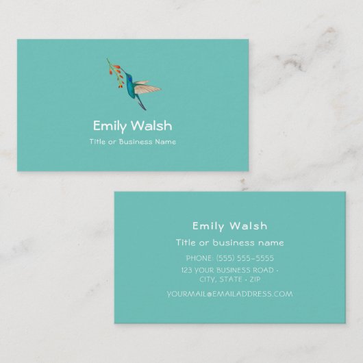 VioleTear Hummingbird名刺 名刺 (正面/裏面)