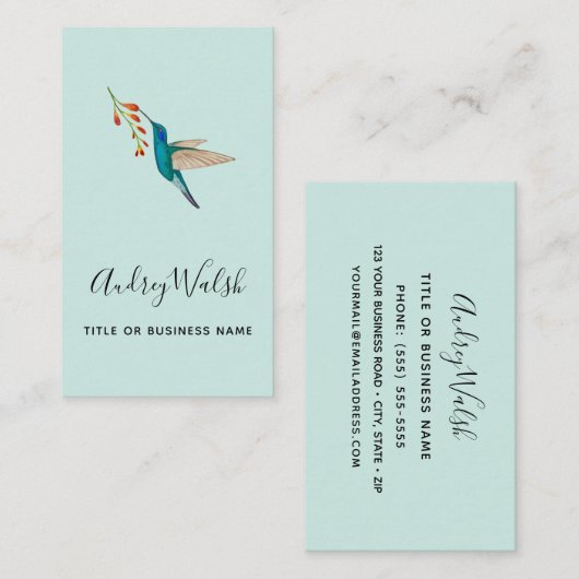 VioleTear Hummingbird名刺 名刺 (正面/裏面)