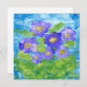 「Violets」カー空白のド シーズンカード (正面/裏面)