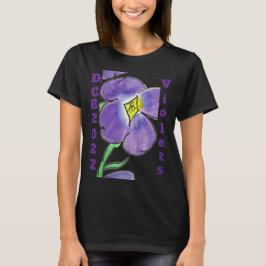 "Violets, D.C.B. 2022" Women's T-Shirt Tシャツ
