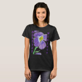 "Violets, D.C.B. 2022" Women's T-Shirt Tシャツ (正面フル)
