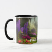 Violet's Morning Teaカスタマイズ可パーソナライズされた能 マグカップ (左)