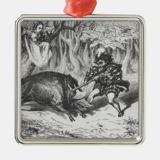 VioletteおよびOurson メタルオーナメント (正面)