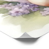 Violettes Aquarell-Fee, du bist Magie! Zitat ポスター (角)