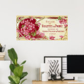 Violettes De Parme Perfume LabelParis，フランス ポスター (ホームオフィス)