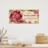 Violettes De Parme Perfume LabelParis，フランス ポスター (キッチン)