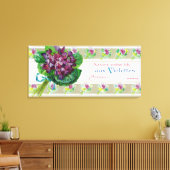 Violettes Soap LabelParis，フランス キャンバスプリント (インサイチュ (リビング))