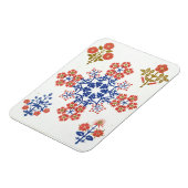 Violiet,アイリスとチューリップの壁紙デザイン, pr マグネット (左側)