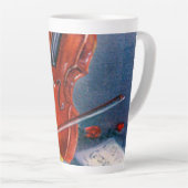 Violín カフェラテマグ (右アングル)