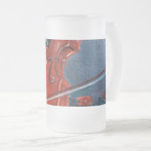 Violín フロストグラスビールジョッキ (正面右)