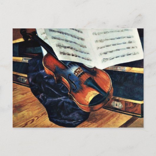 Violin, 1916絵画s by Petrov-Vodkin ポストカード (正面)