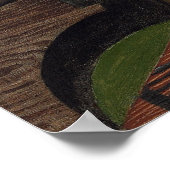 Violin and Guitar by Juan Gris ポスター (角)