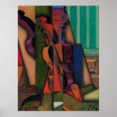 Violin and Guitar by Juan Gris ポスター (正面)