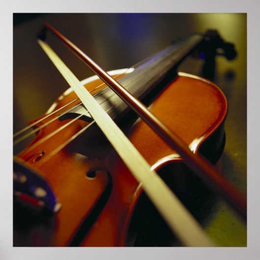 Violin & Bow Close-Up 1 ポスター (正面)