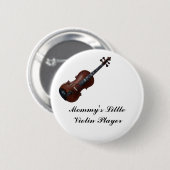 VIOLIN-BUTTON 缶バッジ (正面&裏面)