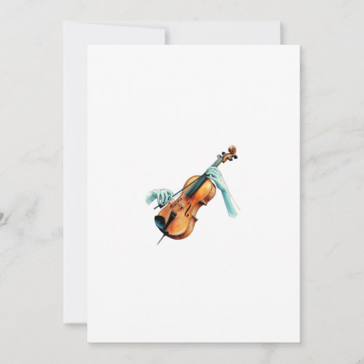 violin fantasy draw 招待状 (正面)