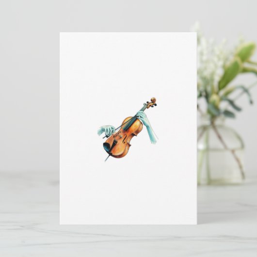 violin fantasy draw 招待状 (スタンド正面)