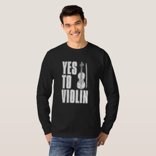 Violin Fiddle Fiddler  Violinist Tシャツ (正面フル)