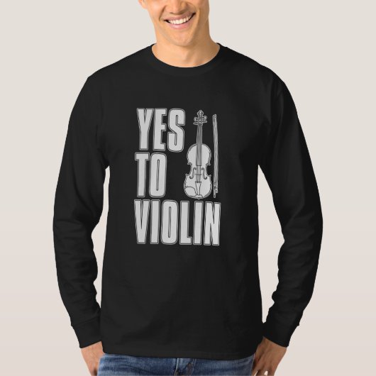 Violin Fiddle Fiddler  Violinist Tシャツ (正面)