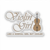 Violin Girl, like a normal girl but cooler シール (正面)