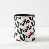 Violin Heart  マグカップ (中央)