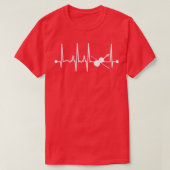 Violin Heartbeat 5 Tシャツ (デザイン正面)